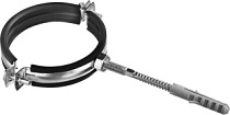 Хомут сантехнический 2 1/2" (72-78мм) М8 в комплекте(70/75)