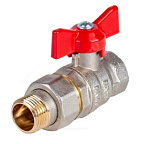 Кран шар. с американкой 1/2 бабочка Ду15 Ру40 Стандарт  Dist