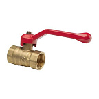 Кран шар лат 1/2 FF руч 11Б27п1 Ду15 (Aqualink)(120/10)