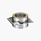 Опорная площадка сквозная КРАФТ Стандарт-50 (316/0,8/304/0,5) d115х200