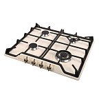 Варочная панель газ. GEFEST ПВГ 1212-02 К55 (9х59х52) цв.кремовый