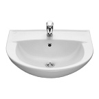 Умывальник ВИКТОРИЯ с переливом белый (32)