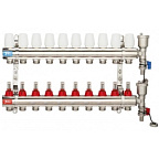 Коллектор VR112-10А с расх. 10 вых. БЕЗ кранов ЛАТУНЬ (5)