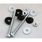 Болты крепления бачка к унитазу оцинк 6*70 (в упаковке 2шт)