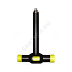 Кран шар Ballomax DN25  PN40 с/с (КШТ 69.102.025) с удл.шток. H=2000мм
