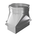 Переход с кирпичной кладки КРАФТ (304/0,5) 250х250 - d200