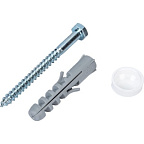 Комплект крепежа унитаза к полу КТ-80 (130шт)