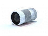 828K Удлинитель гибкий для унитаза, выпуск 110мм, 225-520мм, АНИ пласт (20)