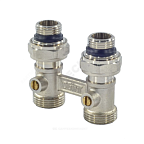 Узел нижн. подкл.радиаторов 1/2" нар х 3/4" нар прямой (Ogint)