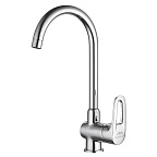 A4068 Смеситель для кухни (хром) лат, картр. d40мм, гайка  FASHUN 