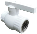 Кран ВР 25х3/4 БЕЛЫЙ РТП (полнопроходной) (30/10)