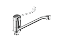 A4954 Смеситель для кухни (хром) лат, локтевой, d40, гайка  FASHUN (10)