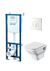 ПЭК Лайн rim: подв.унит+инстал+кноп.хром+сид SC   1WH501729