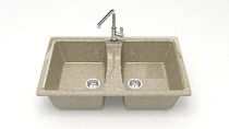 Z26 Q5 Мойка ГЛЯНЦЕВАЯ (ПЕСОЧН) MARRBAXX, двухчашевая, 780х500х190   OFF