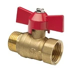 Кран шар лат 1/2 FM В баб 11Б27п1 Ду15 (Aqualink)(160/10)
