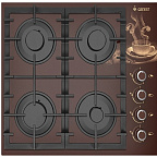 Варочная панель газ. GEFEST СГ СВН 2230 К17 (10х60х52,5) цв.коричневый с рисунком "кофе"   OFF