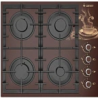 Варочная панель газ. GEFEST СГ СВН 2230 К17 (10х60х52,5) цв.коричневый с рисунком "кофе"   OFF
