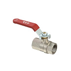 Кран шар лат 1 FF   PN25 рыч   (РТП)(30/10)