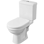 Унитаз-компакт ВИЗИТ белый, косой вып.   УЦЕНКА