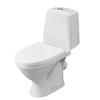 Унитаз-компакт СОНАТА  КРАП на белом, косой вып. (15)