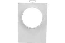 Торцевая площадка пластиковая 125/130 универсальная