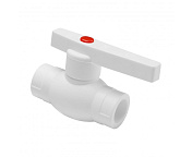 Кран 75 БЕЛЫЙ РТП  (ст.проход) 