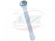 116G Сифон для умывальника 1 1/2"*40/50 гофрированный удлиненный (571-1401мм), АНИ пласт (50)