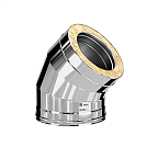 Сэндвич-колено 45*   Craft HF-50B   (316/0,8/304/0,5) d130х230