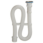 30122-АС Гофросифон 1 1/2"*40 черный (длина 1500мм, переходник на 50мм), ОРИО (20)