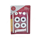 Комплект монтажный ДУ15 11 предметов (с 2-мя кронштейн.) д/ал/бимет, блистер (Ogint)(40шт)