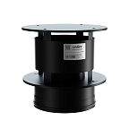 Оголовок с ветрозащитой   Craft HF-50BP   (316/0,8/эмаль) d200х300