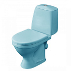 Унитаз-компакт СОНАТА голубой, косой вып. (15)