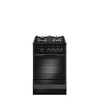 Газ.плита GEFEST ПГ 5500-03 0044 (85х50х58,5) фасад черный с растровым рисунком (полный газконтроль)