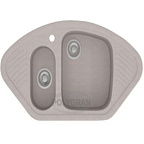 мойка F-14 №14 (СЕРЫЙ) Polygran углов 960х510