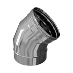 Колено 45* КРАФТ Стандарт (316/0,8) d300