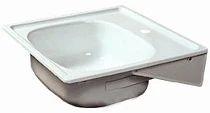 Мойка эмаль 50х50 Antika (с кронш. 17см)