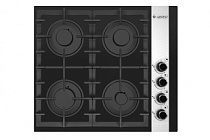 Варочная панель газ. GEFEST СГ СВН 2230 К23 (10х60х52,5) цв.черный с накладкой из нерж.стали