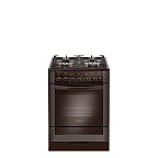 Газоэлектрич.плита GEFEST ПГЭ 6502-03 0030 (85х60х60) фасад коричневый с растровым рисунком