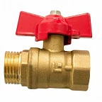 Кран шар лат 1/2 FM баб 11Б27п1 Ду15 (160)