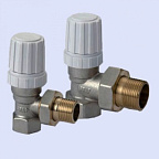 Кран д/радиатора угловой 1/2 с американкой (FRAP) FR409